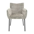 Chaise de salle à manger Kick Goos - Gris/Beige