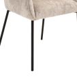 Chaise de salle à manger Kick Goos - Gris/Beige
