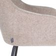 Chaise de salle à manger Kick Guus - Taupe