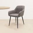 Chaise de salle à manger Kick Jip - Gris foncé