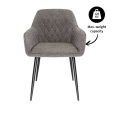 Chaise de salle à manger Kick Jip - Gris foncé