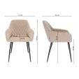Chaise de salle à manger Kick Jip - Taupe