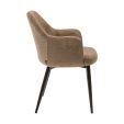 Chaise de salle à manger Kick Jodi - Taupe