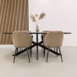 Chaise de salle à manger Kick Jodi - Taupe