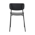 Chaise de salle à manger Kick Lio - Noir
