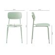 Chaise de salle à manger Kick Lio - Vert menthe