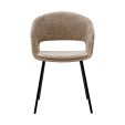 Chaise de salle à manger Kick Mette - Beige