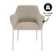 Chaise de salle à manger Kick Mila - Beige