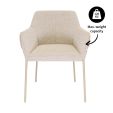 Chaise de salle à manger Kick Mila - Champagne