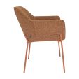 Chaise de salle à manger Kick Mila - Terre