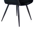 Chaise de Salle à Manger Kick Monza - Noir