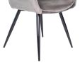 Chaise de Salle à Manger Kick Monza - Gris