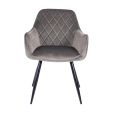 Chaise de Salle à Manger Kick Monza - Gris