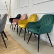 Chaise de Salle à Manger Kick Monza - Or