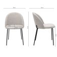 Chaise pour salle à manger Kick Noa - Champagne