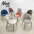Chaise pour salle à manger Kick Noa - Taupe