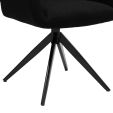 Chaise tournante Kick Ravi - Noir