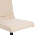 Chaise tournante Kick Sam Boucle - Beige