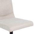 Chaise tournante Kick Sam Texture - Champagne