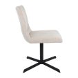 Chaise tournante Kick Sam Texture - Champagne