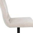 Chaise tournante Kick Sam Texture - Champagne