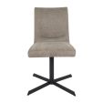 Chaise tournante Kick Sam Texture - Taupe