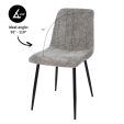 Chaise de salle à manger Kick Sem - Gris