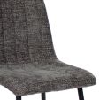 Chaise de salle à manger Kick Sem - Gris foncé