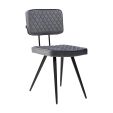 Chaise de salle à manger Kick Toby - Gris foncé