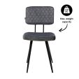 Chaise de salle à manger Kick Toby - Gris foncé