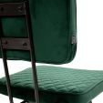 Chaise de salle à manger Kick Toby - Vert foncé