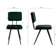 Chaise de salle à manger Kick Toby - Vert foncé