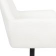 Chaise tournante Kick Viktor Boucle - Blanc