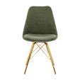 Chaise scandinave Kick Jen - Vert