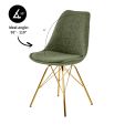 Chaise scandinave Kick Jen - Vert