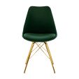 Chaise scandinave Kick Jen - Vert foncé