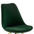 Chaise scandinave Kick Jen - Vert foncé