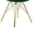 Chaise scandinave Kick Jen - Vert foncé