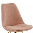 Chaise scandinave Kick Jens - Rose