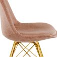 Chaise scandinave Kick Jens - Rose
