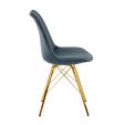 Chaise scandinave Kick Jen - Bleu