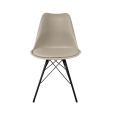 Chaise scandinave Kick Metal Luuk - Taupe