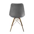 Chaise scandinave Kick - Gris