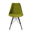 Chaise scandinave Kick Velvet - Vert - Vert