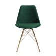 Chaise scandinave Kick - Vert foncé
