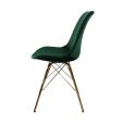 Chaise scandinave Kick - Vert foncé