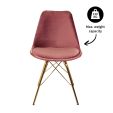 Chaise scandinave Kick - Rose