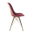 Chaise scandinave Kick - Rose