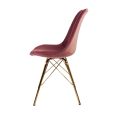 Chaise scandinave Kick - Rose