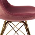 Chaise scandinave Kick - Rose
